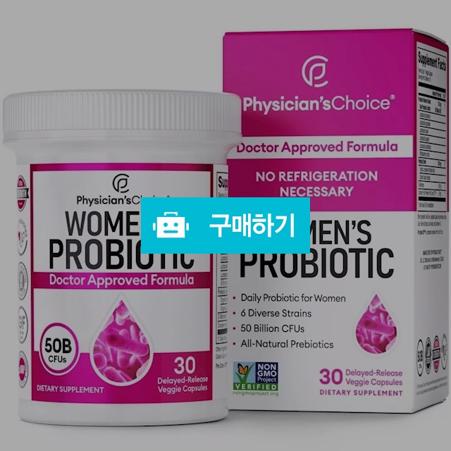 Physicians CHOICE 우먼 프로바이오틱스 50 Billion 30베지캡슐, 67,600원, 캘리오피스 [디비디비]