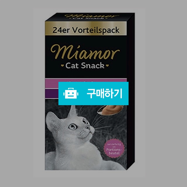 미아모아 고양이 스낵몰트 멀티팩 15gx24p / 코고는 고양이 / 디비디비 / 구매하기 / 특가할인