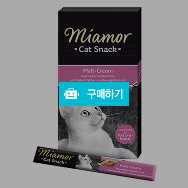 미아모아 고양이 스낵 몰트 크림 15gx6p / 코고는 고양이 / 디비디비 / 구매하기 / 특가할인