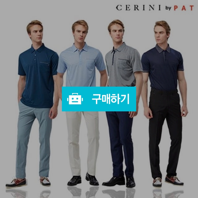 CERINI by PAT 남성 에어카라 티셔츠 4종 (그레이,네이비,스카이블루,터키블루) / 댄디스토어 / 디비디비 / 구매하기 / 특가할인