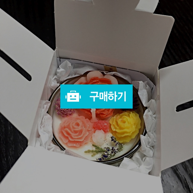 (오늘만특가)꽃 소이캔들+선물포장 / 제이쥬캔들 / 디비디비 / 구매하기 / 특가할인