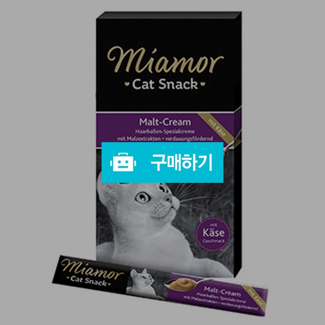 미아모아 고양이 스낵 몰트 치즈 크림 15gx6p / 코고는 고양이 / 디비디비 / 구매하기 / 특가할인