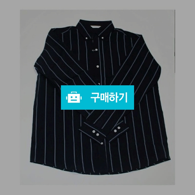 [BIG SIZE] Navy 스트라이프 셔츠 / 제주포인트님의 스토어 / 디비디비 / 구매하기 / 특가할인