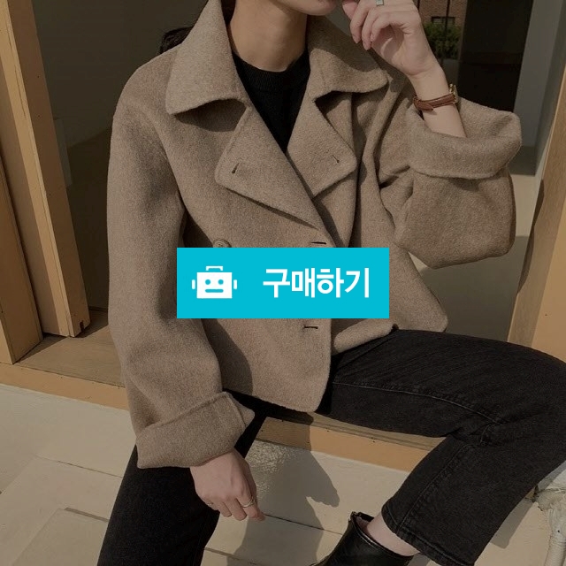 울 100% 핸드메이드 숏 더블 자켓 / 쏘울미의 톡톡 스타일 / 디비디비 / 구매하기 / 특가할인