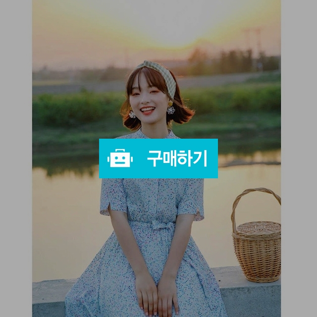 2019 S/S 유니크 도트 패턴 여성 쉬폰 원피스 (2color) / 단골집1 / 디비디비 / 구매하기 / 특가할인