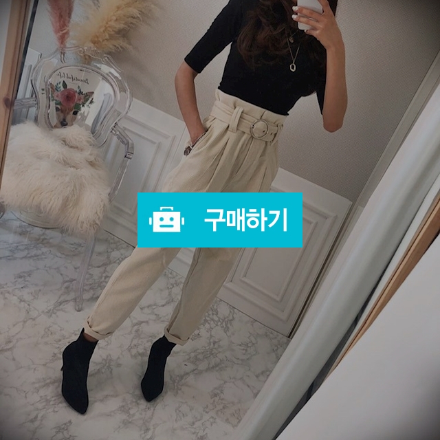 하이웨스트 벨트 보이핏 코듀로이 팬츠 / 더희룸님의 스토어 / 디비디비 / 구매하기 / 특가할인