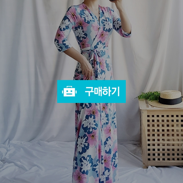 블라썸 플라워 롱 랩 원피스 / 룸루무님의 스토어 / 디비디비 / 구매하기 / 특가할인
