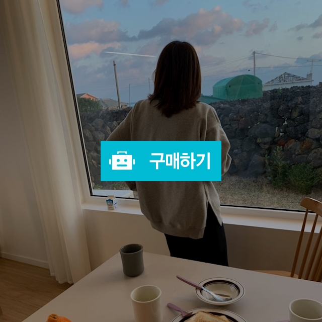 오버핏 트임 라운드 양기모 맨투맨 / 비마이비러브님의 스토어 / 디비디비 / 구매하기 / 특가할인