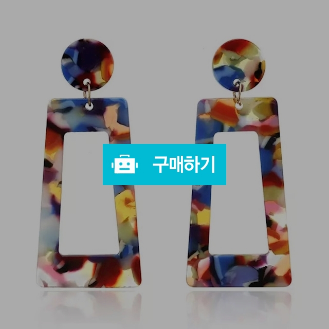 [티타늄] - 컬러 사다리꼴 아크릴여름귀걸이 / Osring님의 스토어 / 디비디비 / 구매하기 / 특가할인
