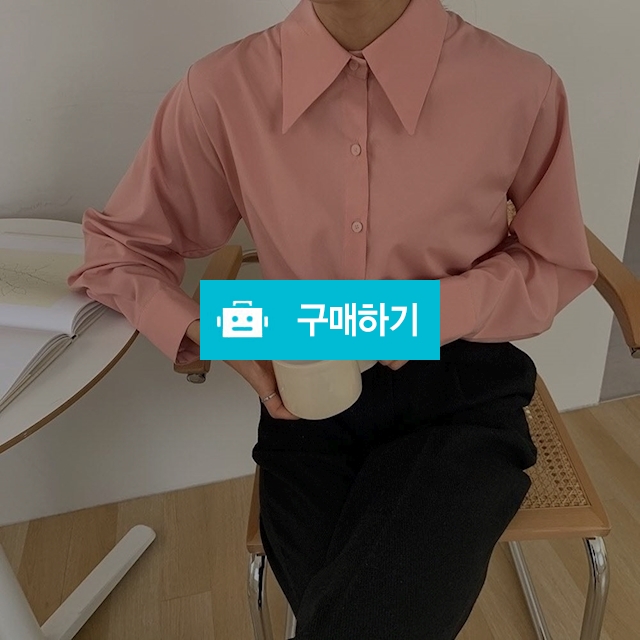 모던 베이직 삼각 빅카라 유니크 셔츠 블라우스 / 쏘울미의 톡톡 스타일 / 디비디비 / 구매하기 / 특가할인