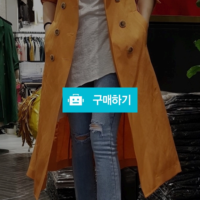 린넨 롱 바바리 코트 / 장위동홍당무님의 스토어 / 디비디비 / 구매하기 / 특가할인