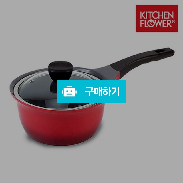 키친플라워 인덕션 세라믹 편수냄비 18cm / 위마켓스토어님의 스토어 / 디비디비 / 구매하기 / 특가할인