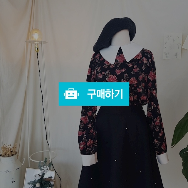 벨벳 플라워 블라우스 / 메쉬메리골드678님의 스토어 / 디비디비 / 구매하기 / 특가할인