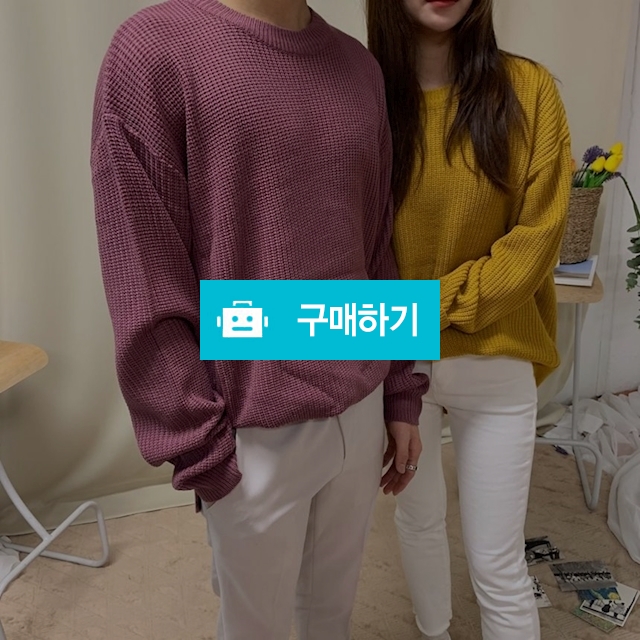 남녀공용 하찌 라운드 니트  / 민클로즈 / 디비디비 / 구매하기 / 특가할인