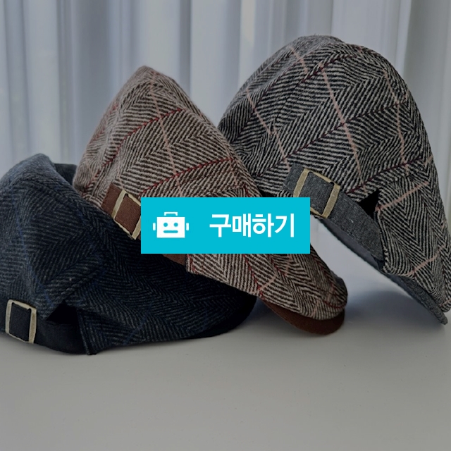 헌팅캡 중년 남성 모자 체크 베레모 할아버지 아버지 어르신모자 / 댕유마켓님의 스토어 / 디비디비 / 구매하기 / 특가할인