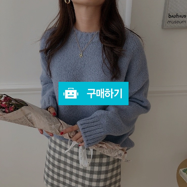알파카 울 루즈핏 라운드니트 / 헤이요니 / 디비디비 / 구매하기 / 특가할인