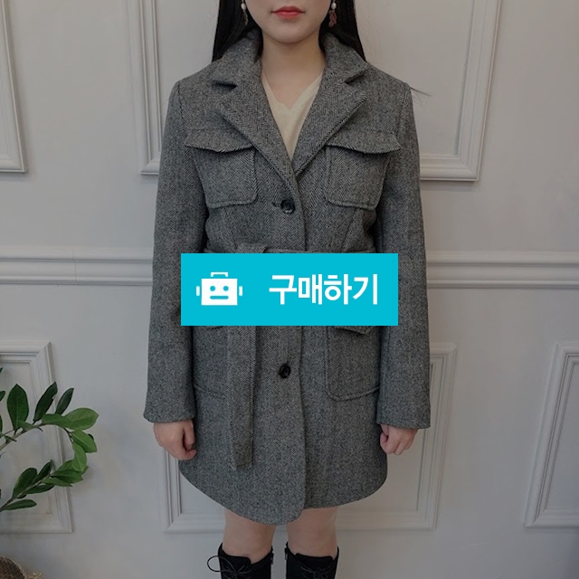 헤링본 포켓 랩 코트 /초특가세일 / 달리빈님의 스토어 / 디비디비 / 구매하기 / 특가할인