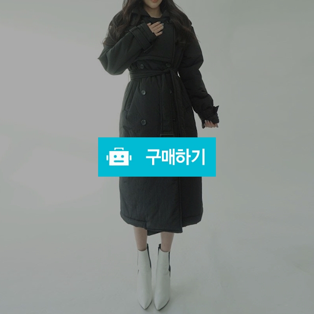 바바리 벨트 단추 롱 패딩 / 행온님의 스토어 / 디비디비 / 구매하기 / 특가할인