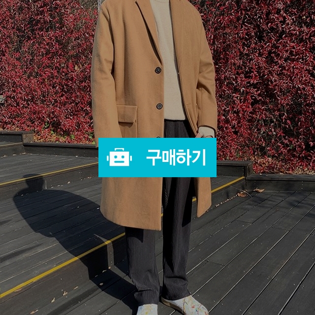 카라쓰리버튼 싱글 코트 (2 color) / 형제옷장 / 디비디비 / 구매하기 / 특가할인