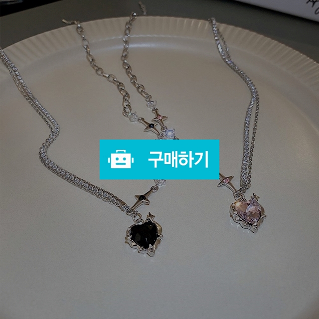 러비 하트 목걸이 명품 여자 프로포즈 커플 여성목걸이 액세서리 / 슈에뜨지니 / 디비디비 / 구매하기 / 특가할인