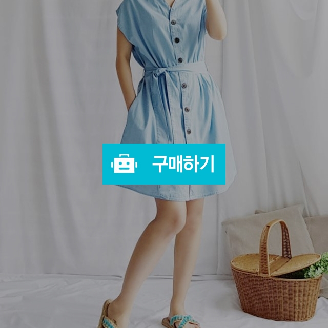데님 셔츠 원피스 / 라비융 RaviYung / 디비디비 / 구매하기 / 특가할인