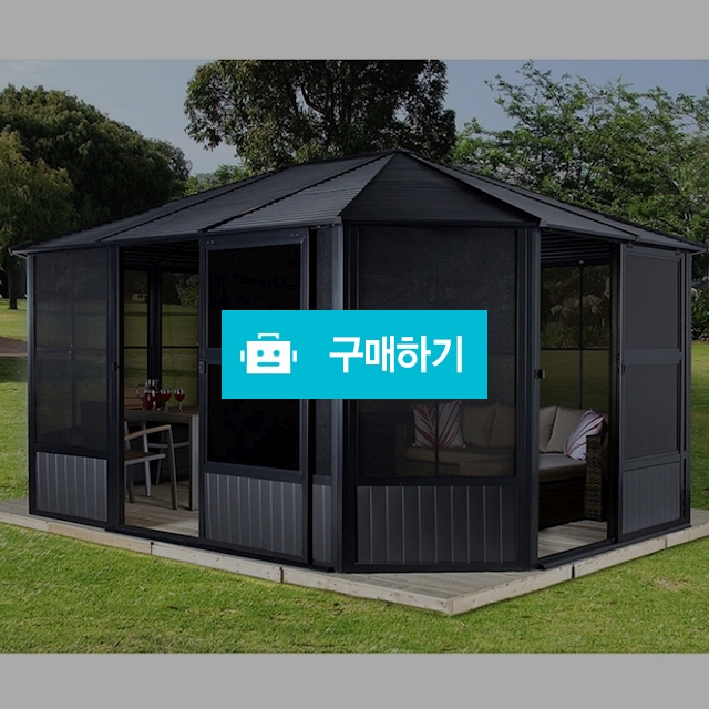 챨스턴 스크린도어 하우스 3.6x4.6m / 가제보 파고라 정자 원두막 조립식원두막 야외정자 조립식정자  / 다모아아토즈님의 스토어 / 디비디비 / 구매하기 / 특가할인