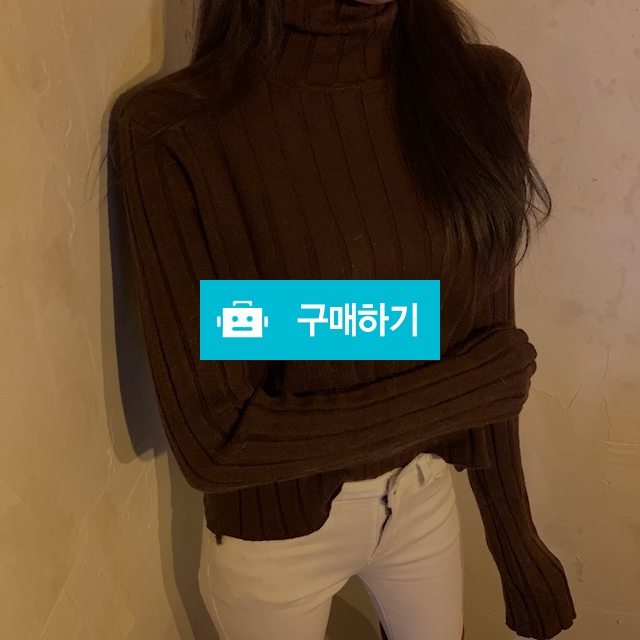 왕골지 목폴라 크롭 울 니트  / 더렛빈 스토어 / 디비디비 / 구매하기 / 특가할인