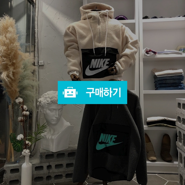 남여공용 양털 로고 후드 아노락 2color / The Grit / 디비디비 / 구매하기 / 특가할인