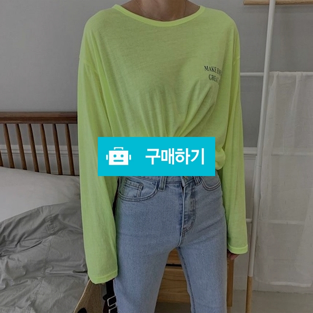 루즈핏 레터링 슬라브 티셔츠 / 모드페이지 / 디비디비 / 구매하기 / 특가할인