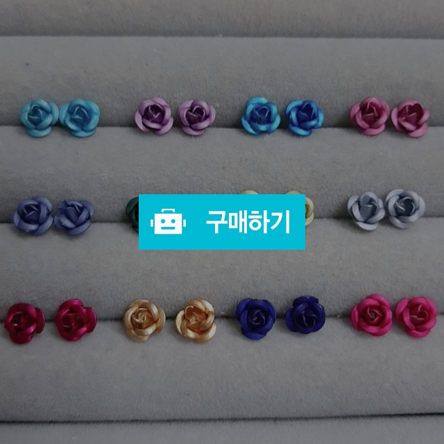 (은침) 파스텔 로즈 귀걸이 / 완두콩스프의 쥬얼리 매장 / 디비디비 / 구매하기 / 특가할인