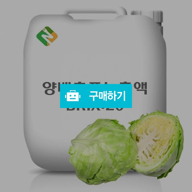 양배추즙농축액 20kg / 엔트레이드코리아님의 스토어 / 디비디비 / 구매하기 / 특가할인