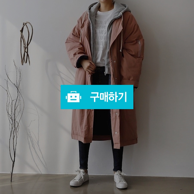 오버핏 후드 집업 레이어드 이중 롱 코트 / 쏘울미의 톡톡 스타일 / 디비디비 / 구매하기 / 특가할인