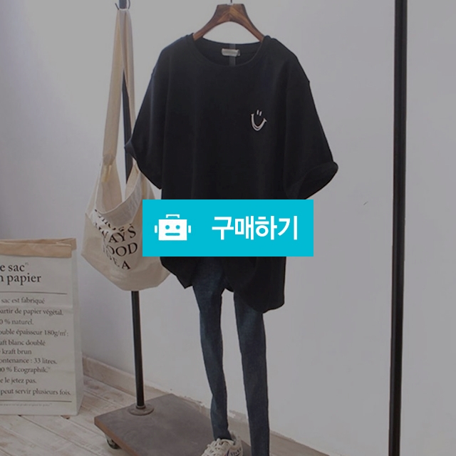 여성 레이어드 박스티 빅사이즈 오버핏 라운드 이너 롱티 블랙 화이트 반팔티 / 댕유마켓님의 스토어 / 디비디비 / 구매하기 / 특가할인