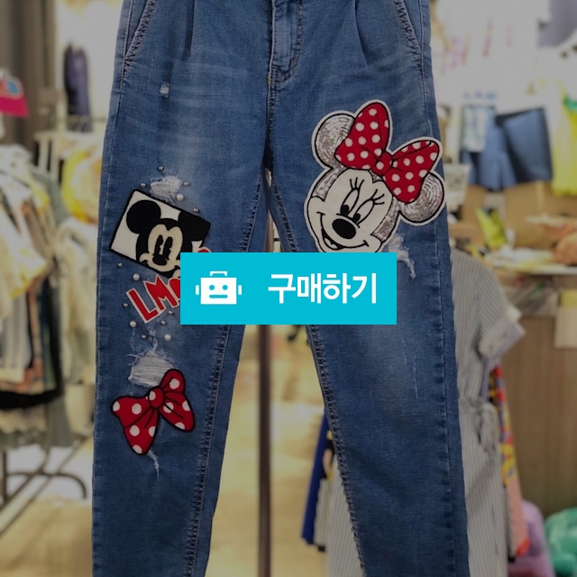 리본 미니 청바지(디즈니 정품) / 장위동홍당무님의 스토어 / 디비디비 / 구매하기 / 특가할인