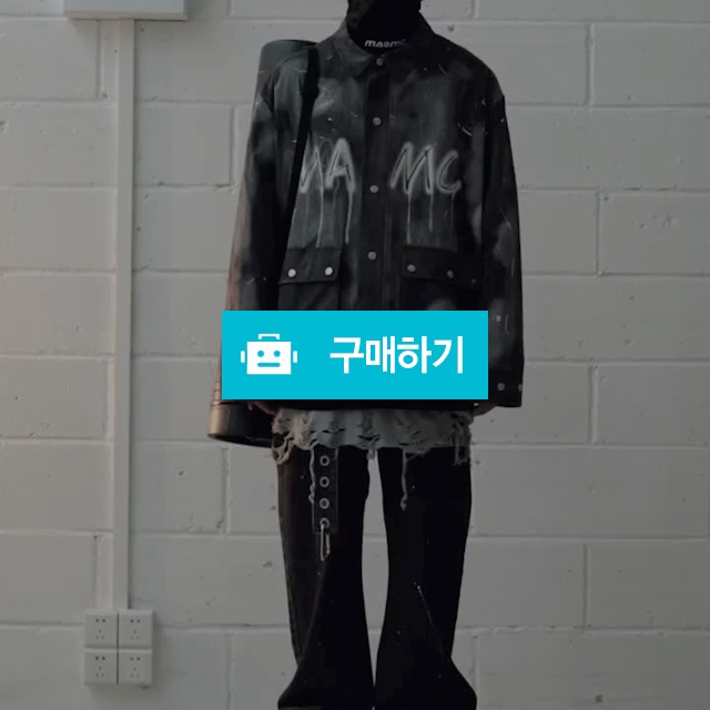 [MAMC] 스트릿 빈티지 스마일 페인팅 워싱 오버핏 셔츠 / SMW (Special Man Wear) / 디비디비 / 구매하기 / 특가할인