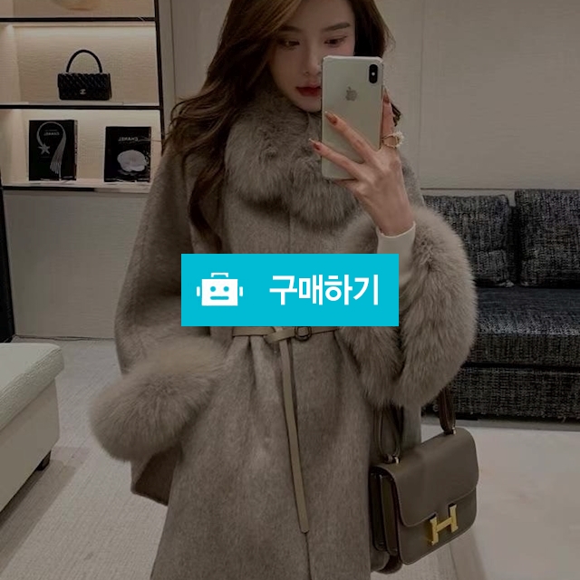 폭스퍼 울 케이프코트 / 모어클로딩 / 디비디비 / 구매하기 / 특가할인