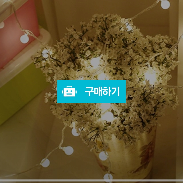 ok 크리스마스 로맨틱 미니 전구 LED 앵두 조명 6m / 알리바바 / 디비디비 / 구매하기 / 특가할인