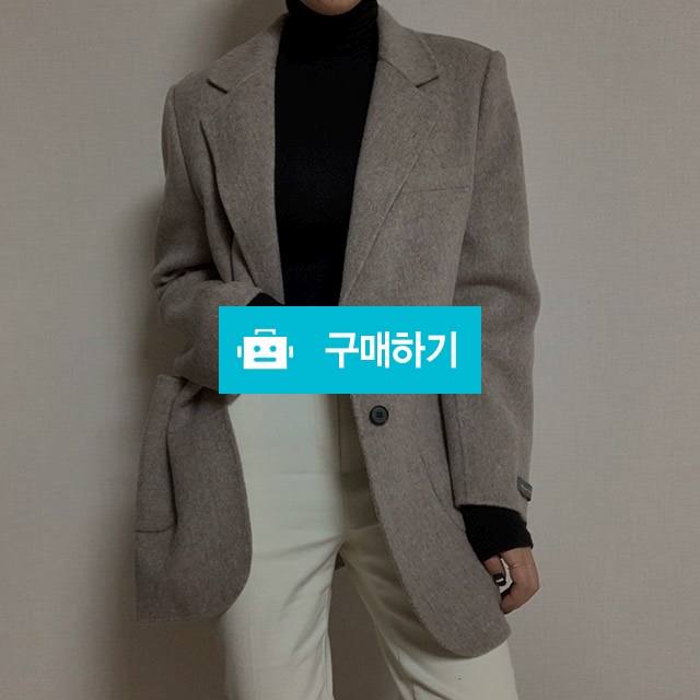 핸드메이드 울 헤링본 하프자켓 / 소이라인 / 디비디비 / 구매하기 / 특가할인
