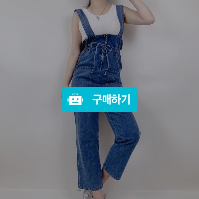 진청 일자핏 하이웨스트 멜빵 청바지 / 순수야 / 디비디비 / 구매하기 / 특가할인