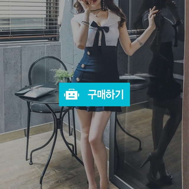 리본 버튼 프릴 섹시 원피스 / 와드팩토리 / 디비디비 / 구매하기 / 특가할인