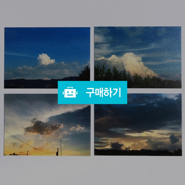 미니 카드 4종 - 하늘 / 미안의 작업실 / 디비디비 / 구매하기 / 특가할인