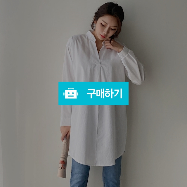 (무배)오버핏 코튼 노버튼 랩  롱셔츠 / 라니스타일 / 디비디비 / 구매하기 / 특가할인