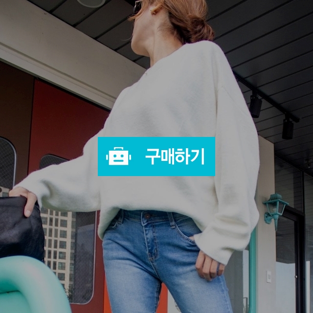 여성 볼륨 예쁜 오버핏 라인 니트티 / 도도해닷컴 / 디비디비 / 구매하기 / 특가할인