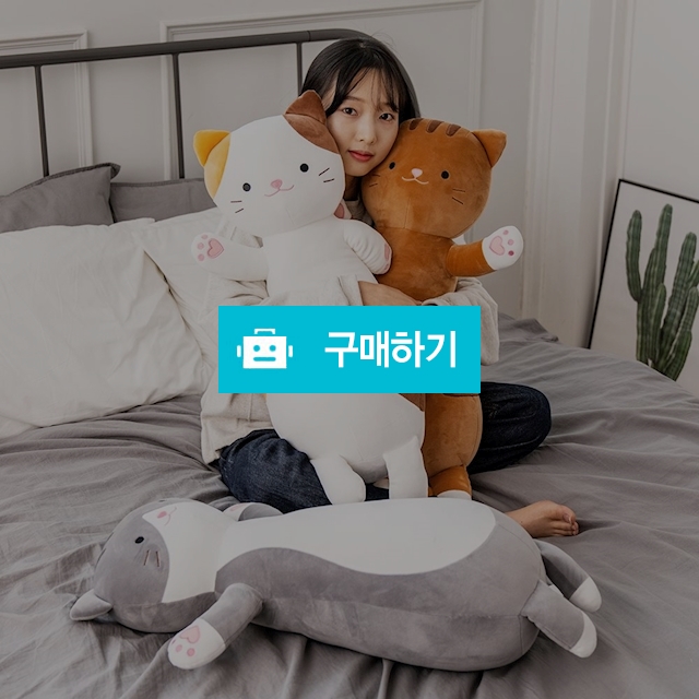 토이웍스 KC정품 귀욤냥이 고양이 롱바디필로우 70cm / 토이앤드림 / 디비디비 / 구매하기 / 특가할인