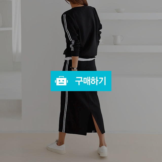 여성 데일리 날씬 스커트 맨투맨 티셔츠 세트 투 라인 / 도도해닷컴 / 디비디비 / 구매하기 / 특가할인