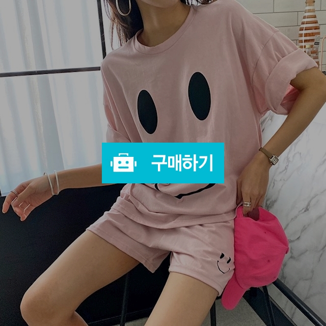 여자 여름 반바지 반팔 홈웨어 세트 라운지웨어 스마일 / 도도해닷컴 / 디비디비 / 구매하기 / 특가할인