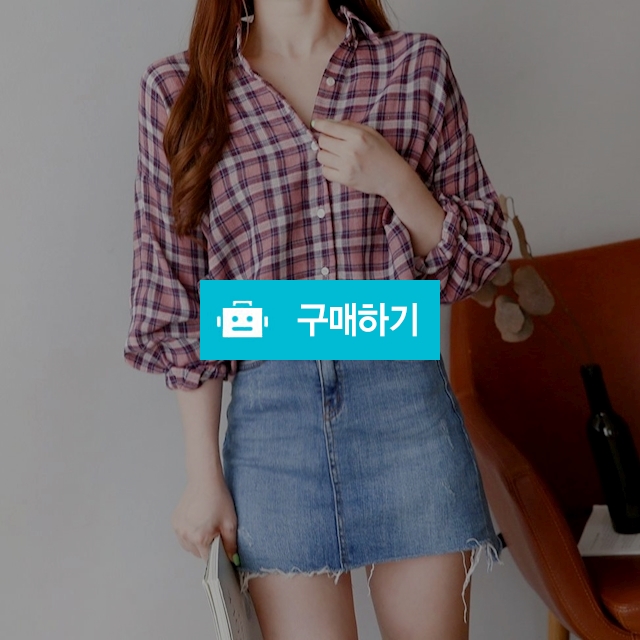 러블리 파스텔 체크셔츠 / BEST 셀렉샵 / 디비디비 / 구매하기 / 특가할인