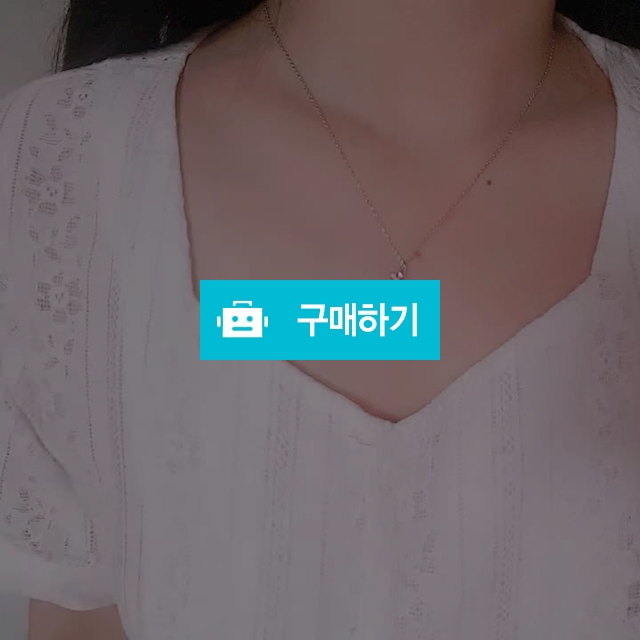 플라워 목걸이  / 핑크래빗 / 디비디비 / 구매하기 / 특가할인