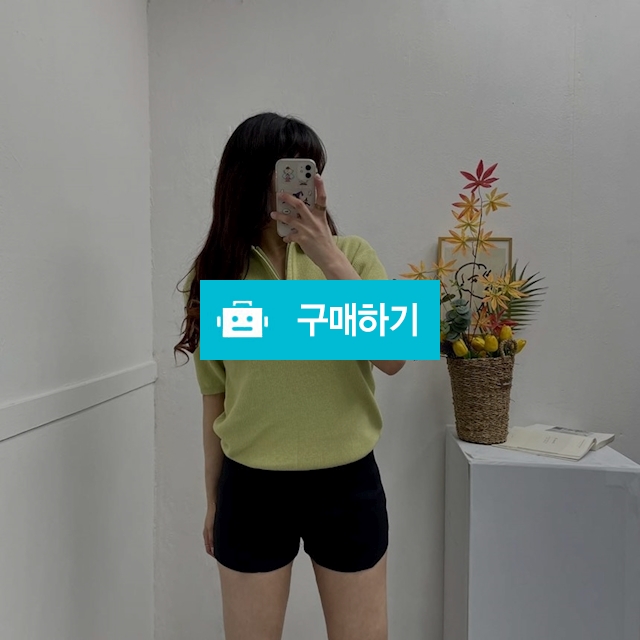 남녀공용 하찌 반집업 반팔 니트 / 민클로즈 / 디비디비 / 구매하기 / 특가할인