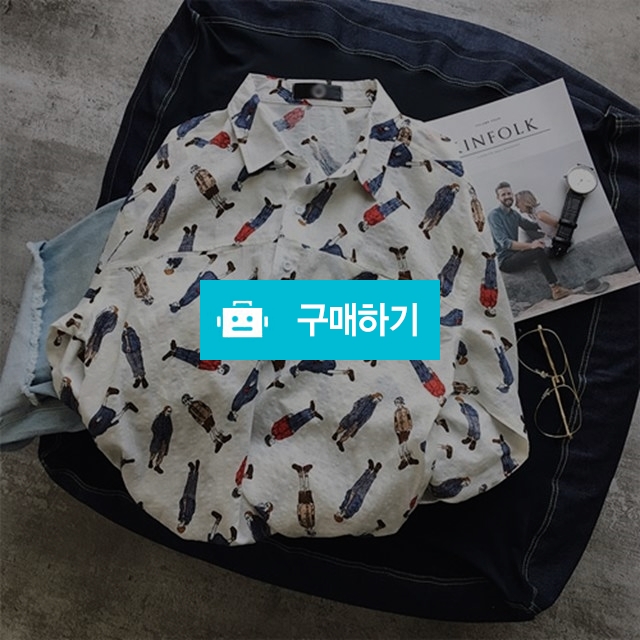 유얼마인 일러스트 프린팅 셔츠 / 유얼마인_맨 / 디비디비 / 구매하기 / 특가할인